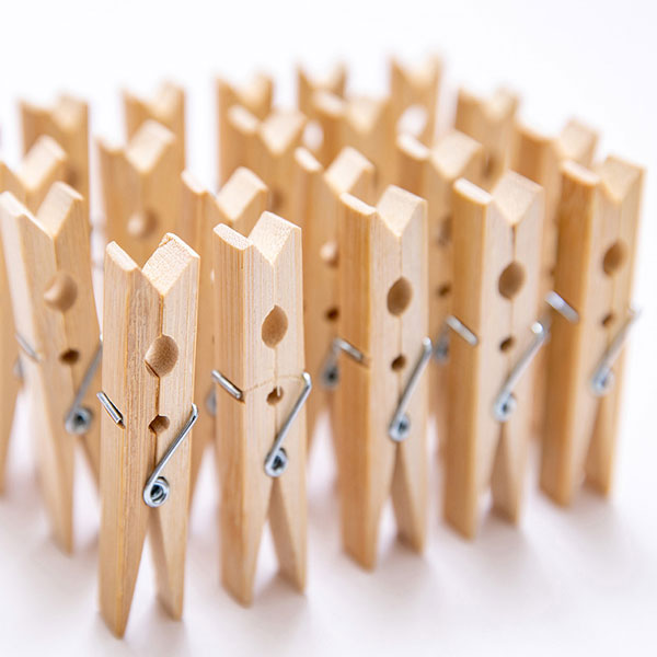 Bamboo Clothespins