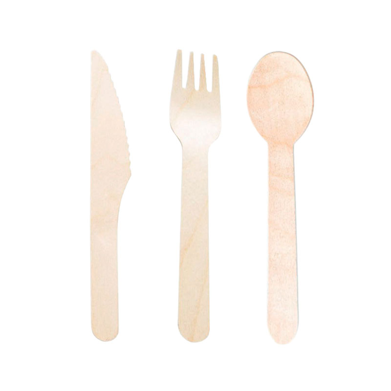 Wooden Cutlery Set Knife Fork Spoon