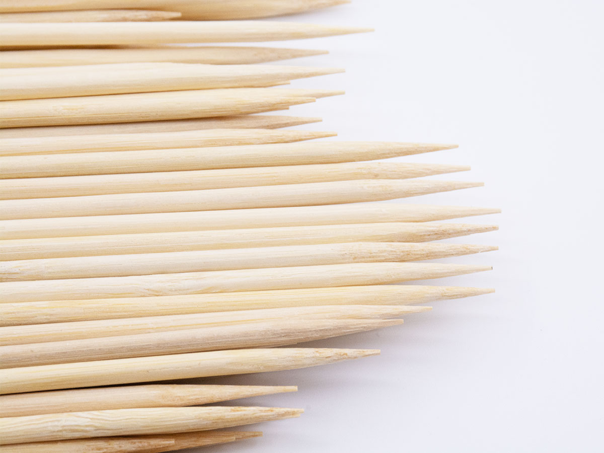 What are the common methods for drying bamboo sticks