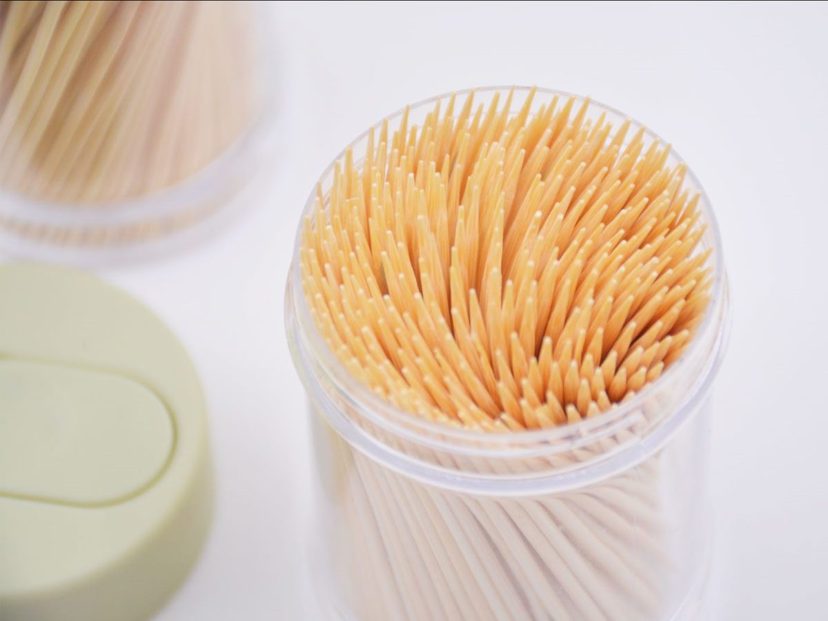 What materials are toothpicks generally made of