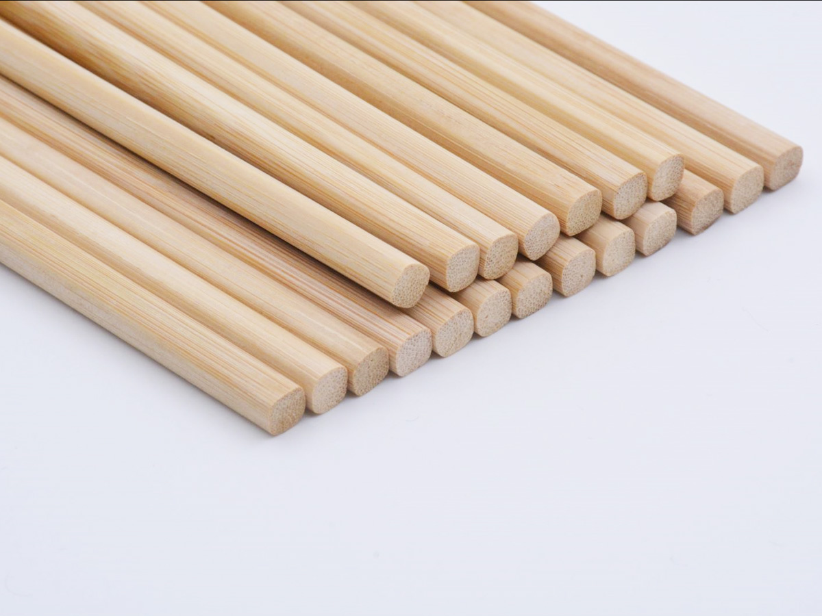 Bamboo chopsticks are biodegradable and environmentally friendly