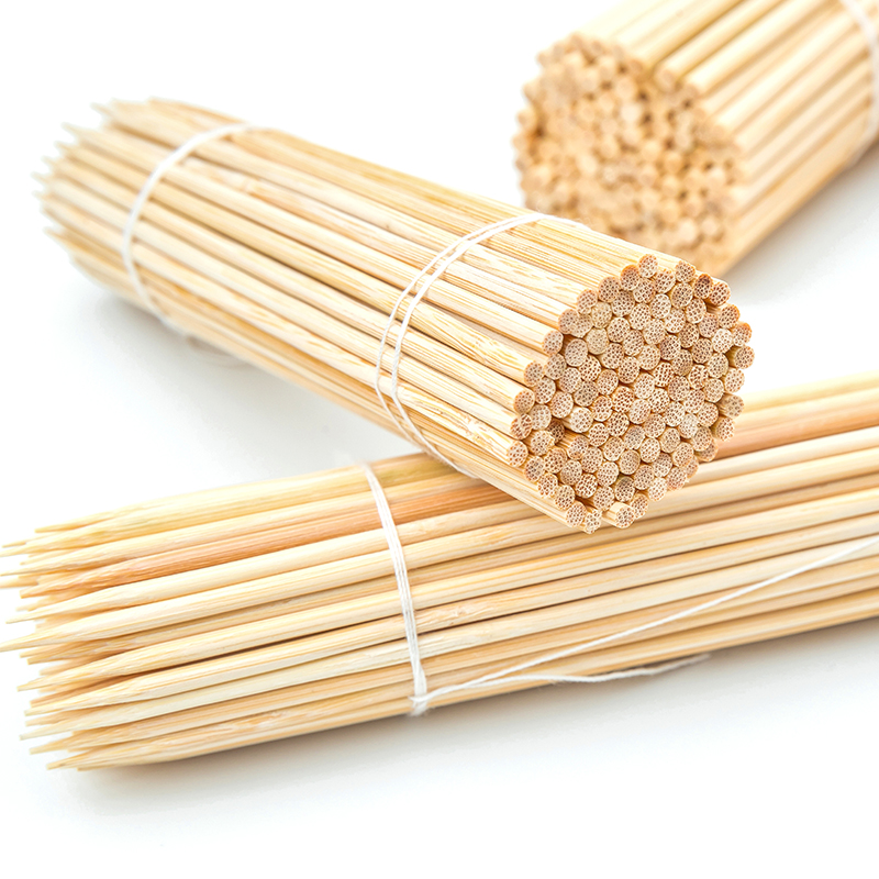 What are 12-inch bamboo skewers mainly used for