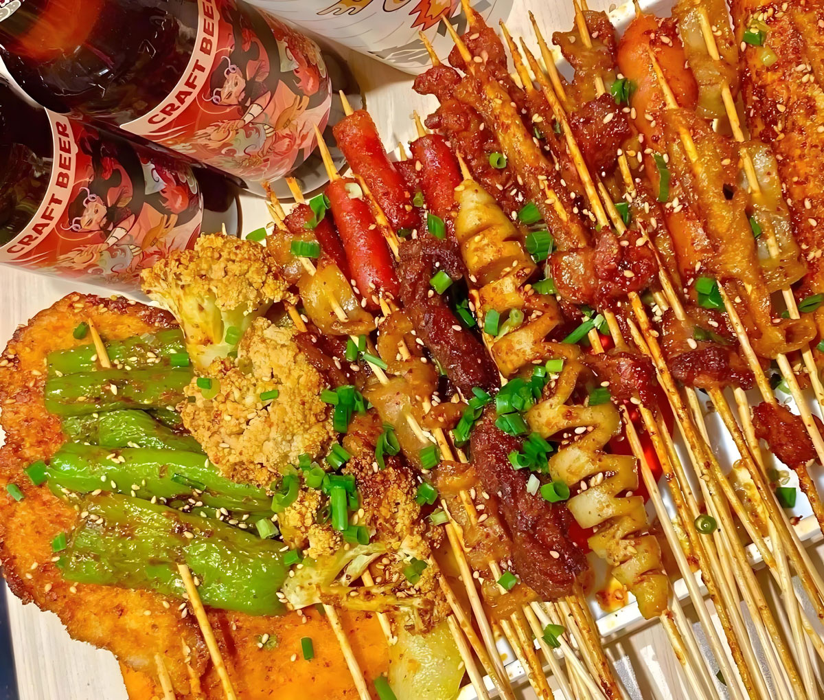 can you put a bamboo skewer in a deep fryer