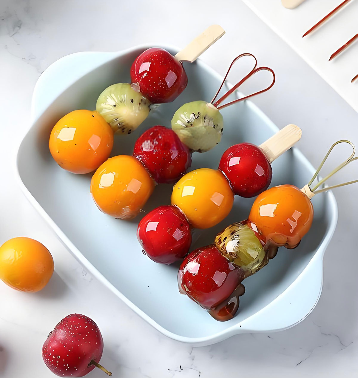 how long can you keep fruit on a bamboo skewer