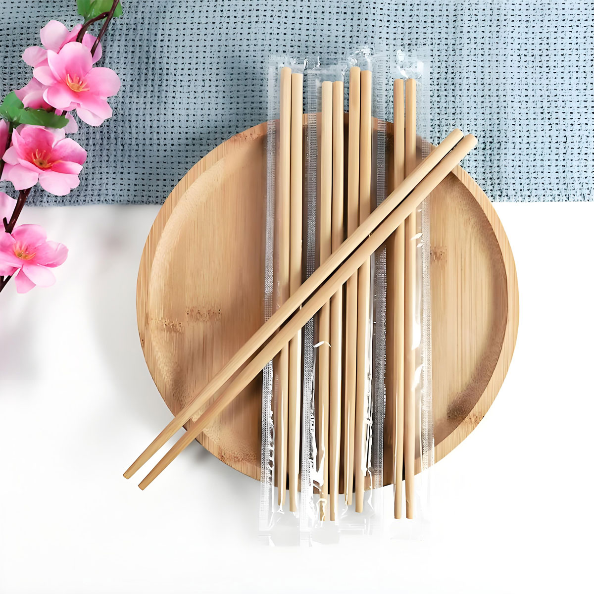 How are disposable bamboo chopsticks made